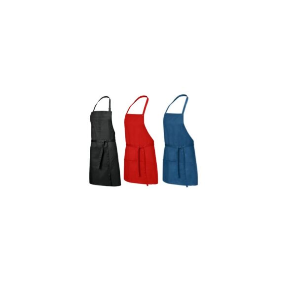 Latzschürze mit Tasche – Bild 2