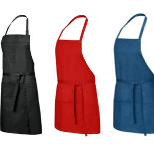 Latzschürze mit Tasche