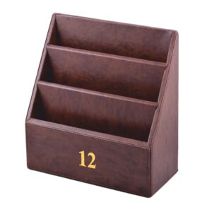 Brochuren Halter Leder