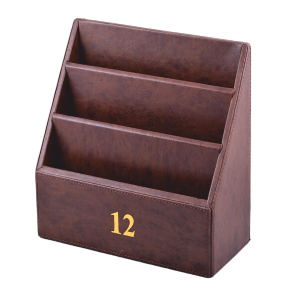 Brochuren Halter Leder