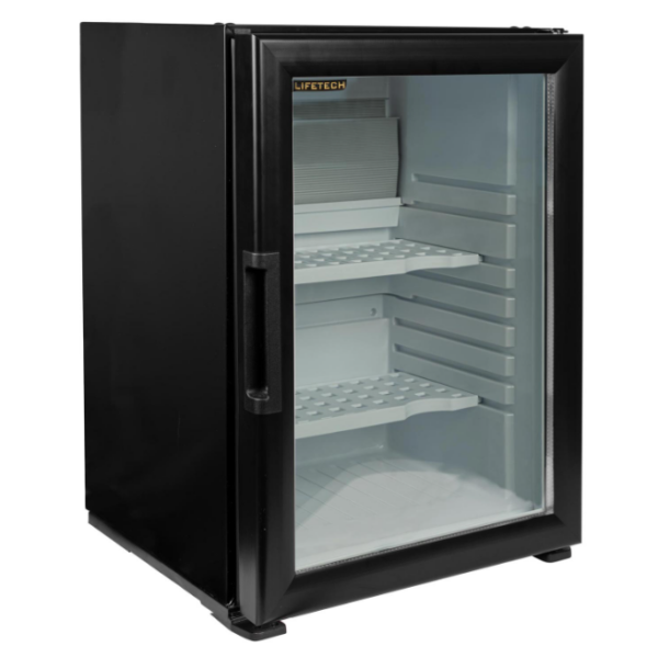 Minibar Schwarz mit Glas